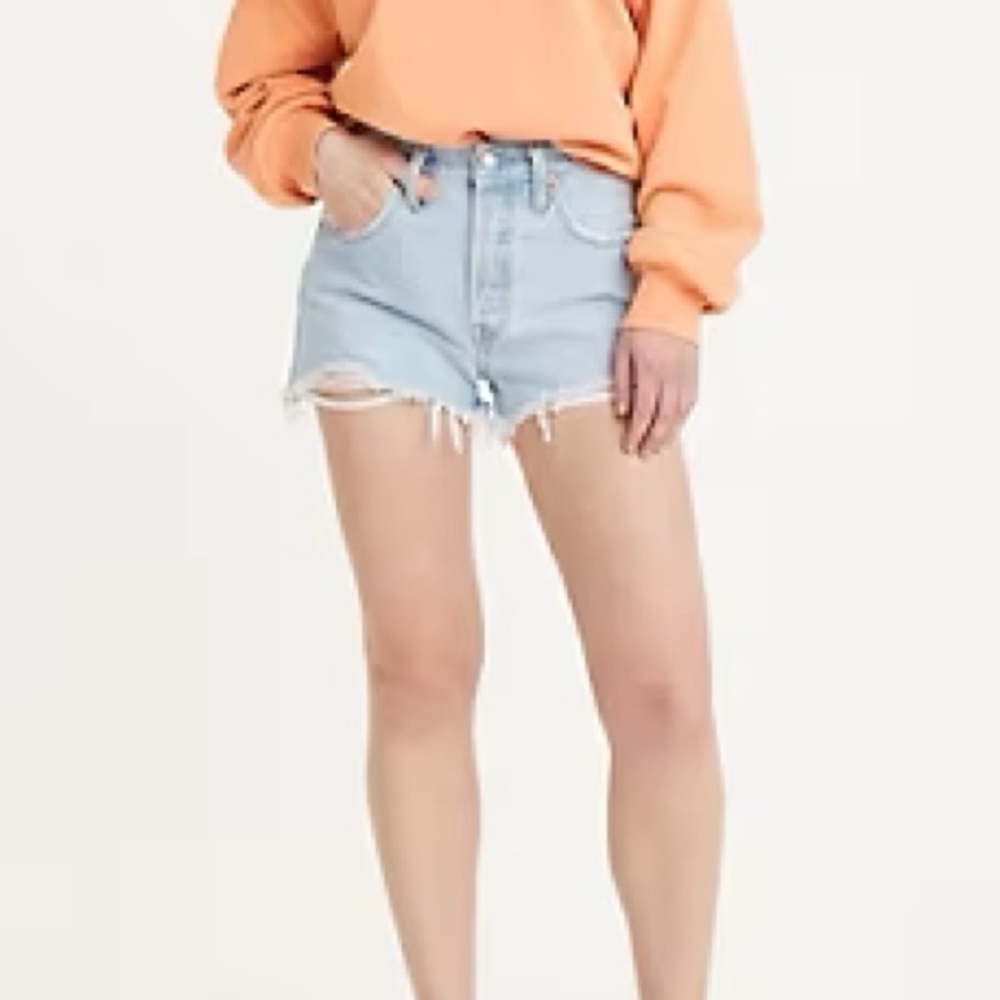 Levi 501 Light Wash Shorts